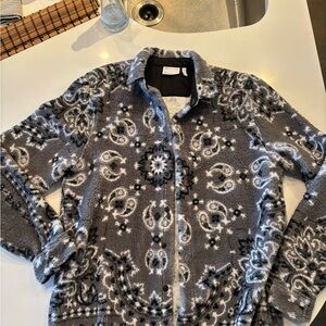 ASOS DESIGN Jacket with Black and Gray Patterns